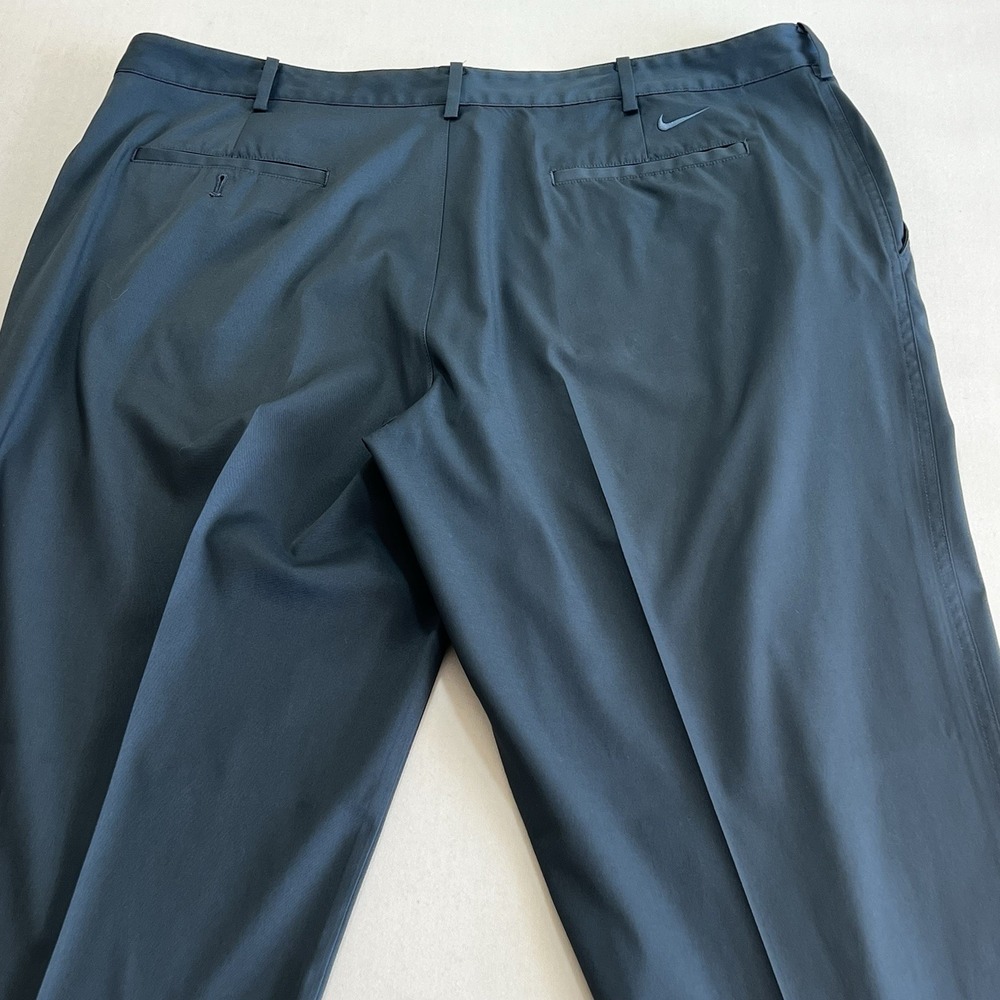 Nike Golf Fit Dry Pants Mens 40x30 Dark Grey Charcoal Performance Trousers - Picture 7 of 10
